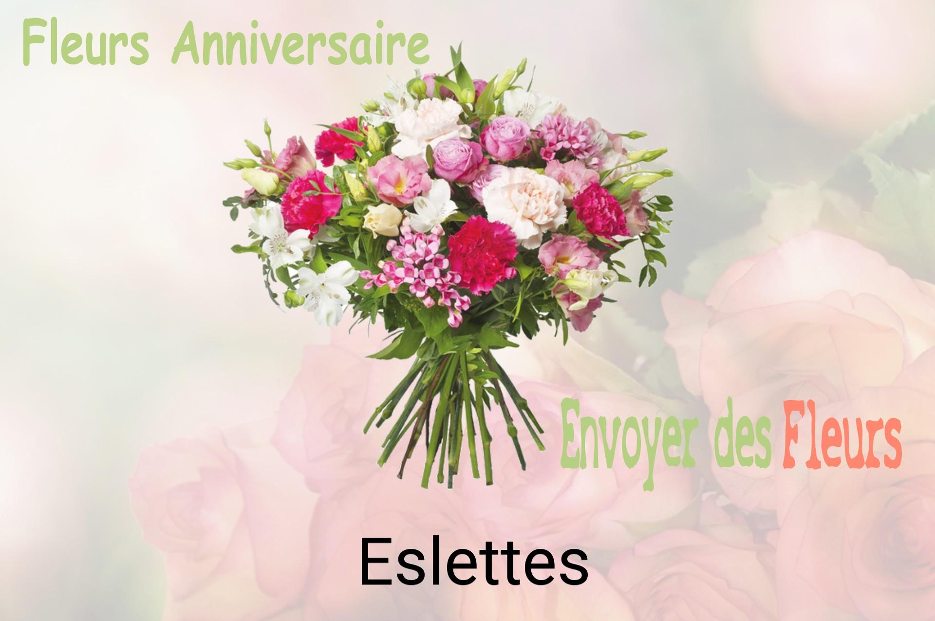 Bouquet de fleurs d’anniversaire livré à Eslettes